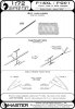 Master AM-72-131 F-16XL / F-CK-1 Prototypes Pitot tube & AOA Probes (1:72)